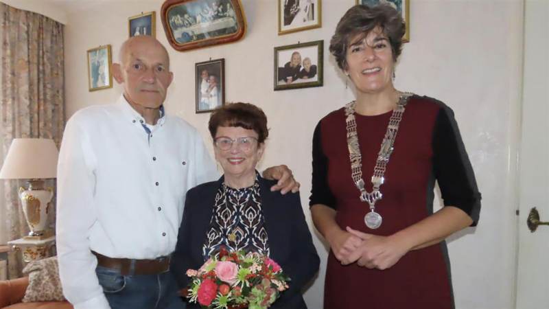 Echtpaar Van Veen-Schipper zestig jaar getrouwd